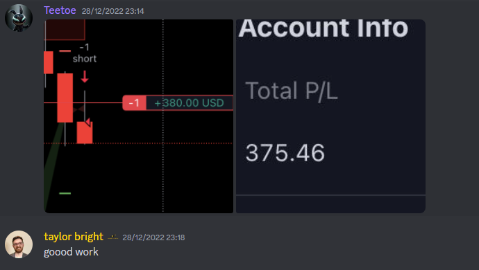 Trader result 3